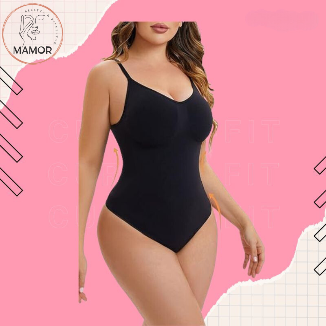 Body Adelgazante Futura Negro/Beige