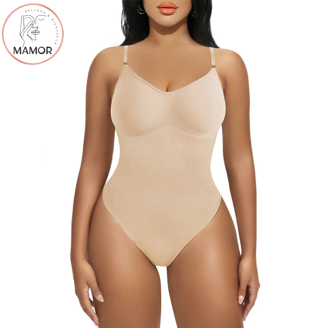 Body Adelgazante Futura Negro/Beige